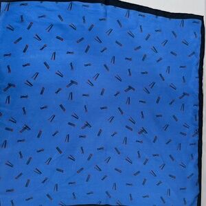 22 inch square scarf with matchstick pattern